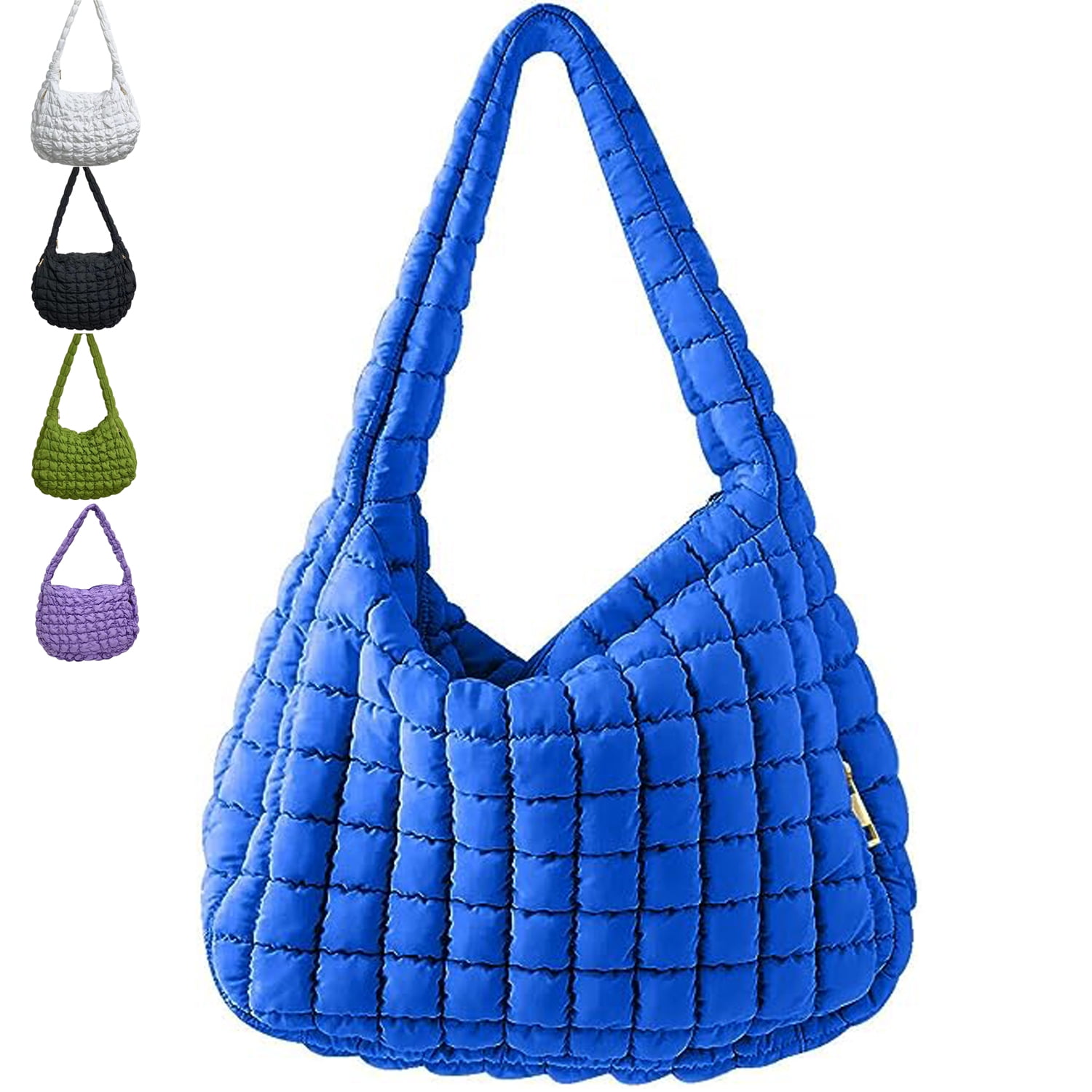 Woven Leather Hobo Bag for Women, Top-Handle Shoulder Tote Bag Large Capacity Woven Handbag Underarm Bag Shopper Travel Bags