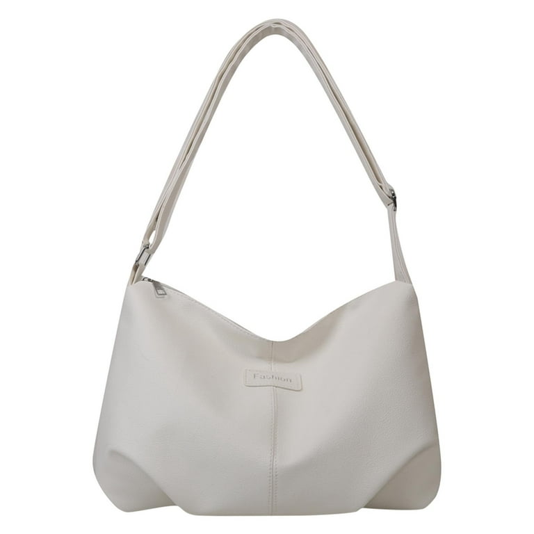 Solid Color Simple Style Ladies' Shoulder Bag, Crossbody Bag