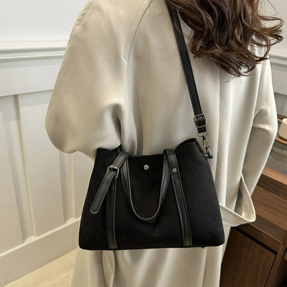 Shoulder Bag Women Medium Size Crossbody Purse Handbag Messenger Bag Casual Fashion Polyester Adjustable Strap Versatile