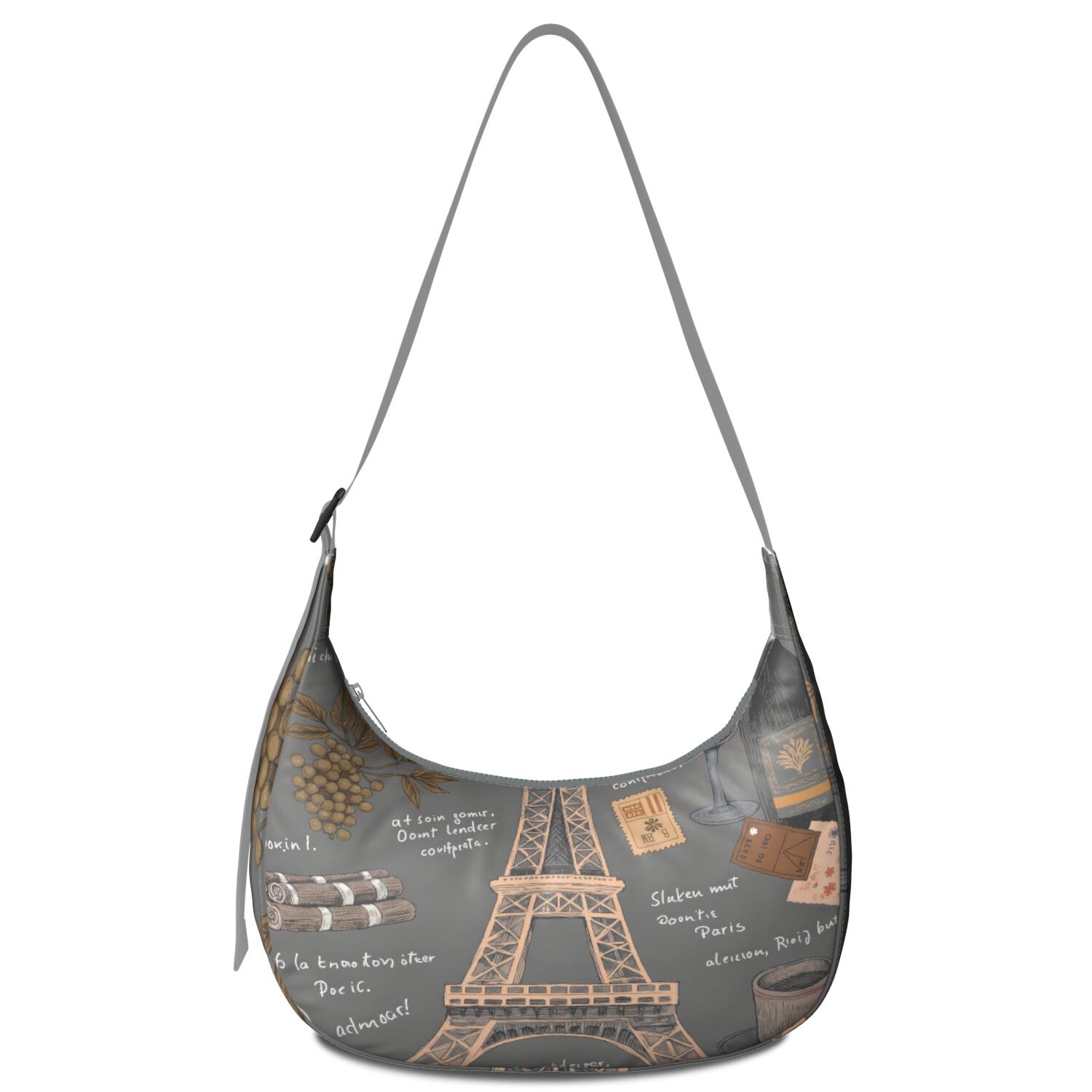 Shoulder Bag for Commuter Office Workers Dumpling Bag for Travel with Adjustable Strap