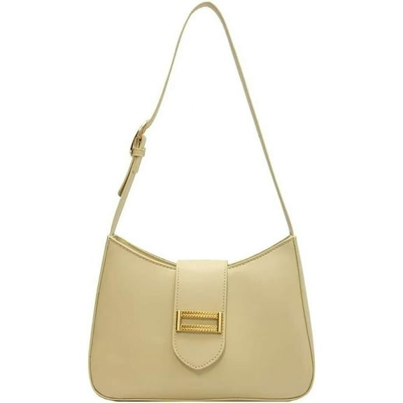 Shoulder Bag for Women, Elegant Underarm Purse Ladies, Vintage Shoulder Bag for Women, Commuter Package, Yellow