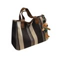 thumbnail image 1 of Shoulder Bag for Women Large Capacity Striped Fashion Handbag Casual Messenger Crossbody Bag with Adjustable Daily Use, 1 of 5