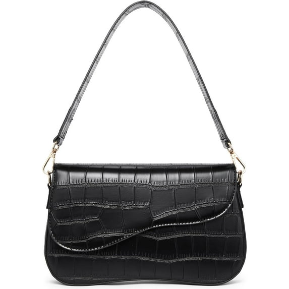 Shoulder Bag for Women Shoulder Purse Vegan Leather Handbags Crossbody Purses with 2 Removable Strap