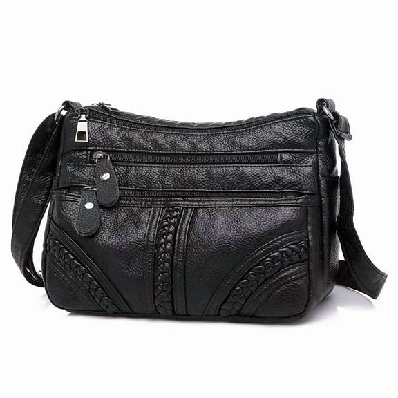 Shoulder Bag for Women, Soft PU Leather Purses with Multi Pockets Crossbody Bag Pocketbooks for Daily Use Travel
