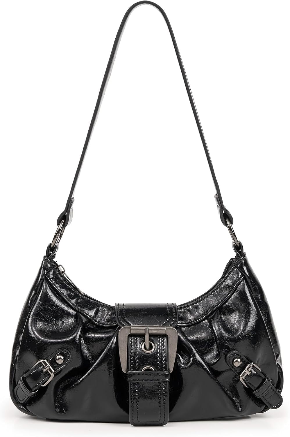 Shoulder Bag for Women Top Handle Handbag Purse Y2K Hobo Clutch Small Punk Purse Trendy