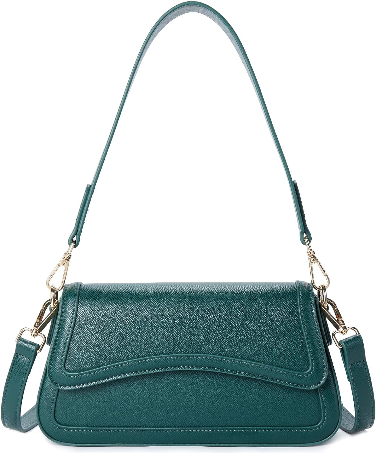 Shoulder Bag for Women, Vegan Leather Women's Shoulder Purses Handbags with 2 Removable Strap Crossbody Bag Purses