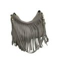 thumbnail image 1 of Tassel Shoulder Sarcina Black 30x28.5cm, Casual Viator Tote Situla Handbag For Women, 1 of 6
