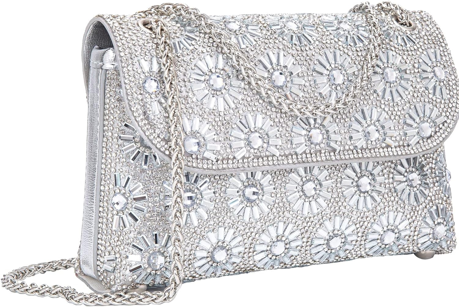 Shoulder Bags Crossbody Bag Purses Handbags Crystals Rhinestone Evening Bag for Women Clutch Purse with Chain