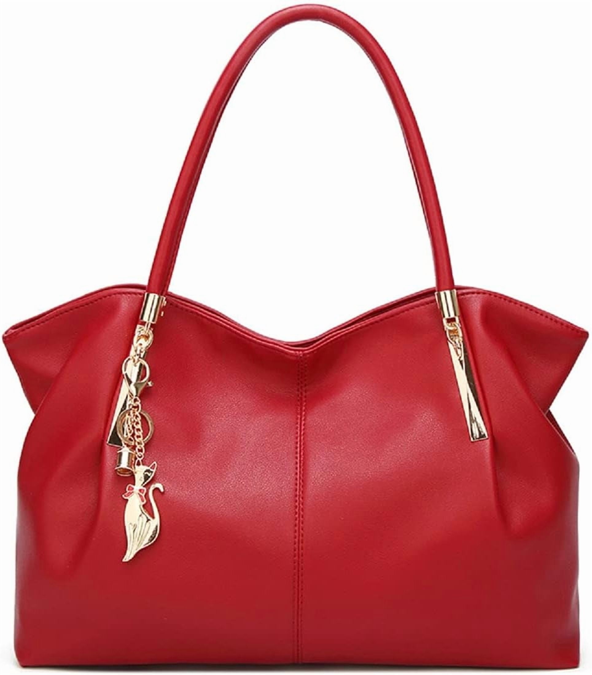 Shoulder Bags Handbags and Purses for Women Smooth PU Leather Top-Handle Bags Totes