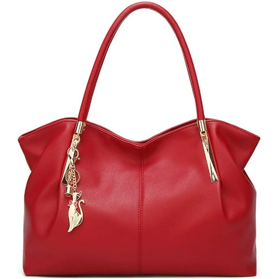Shoulder Bags Handbags and Purses for Women Smooth PU Leather Top-Handle Bags Totes