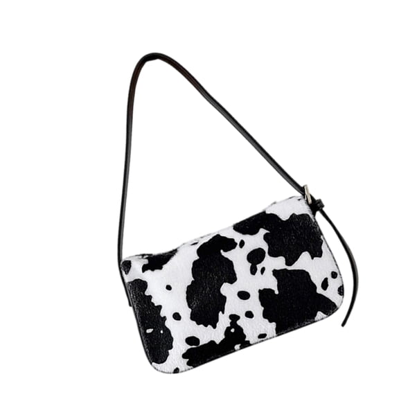 Shoulder Bags for Women Clutches Purses Shoulder Bag Trendy Toted Handbag Sweet Cow Print Hobos Handbags Underarm Bag
