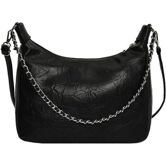 Shoulder Bags for Women Cute Hobo Bags PU Leather Crossbody Purse Stylish Hobo Tote Handbag Top-Handle with Zipper 2024