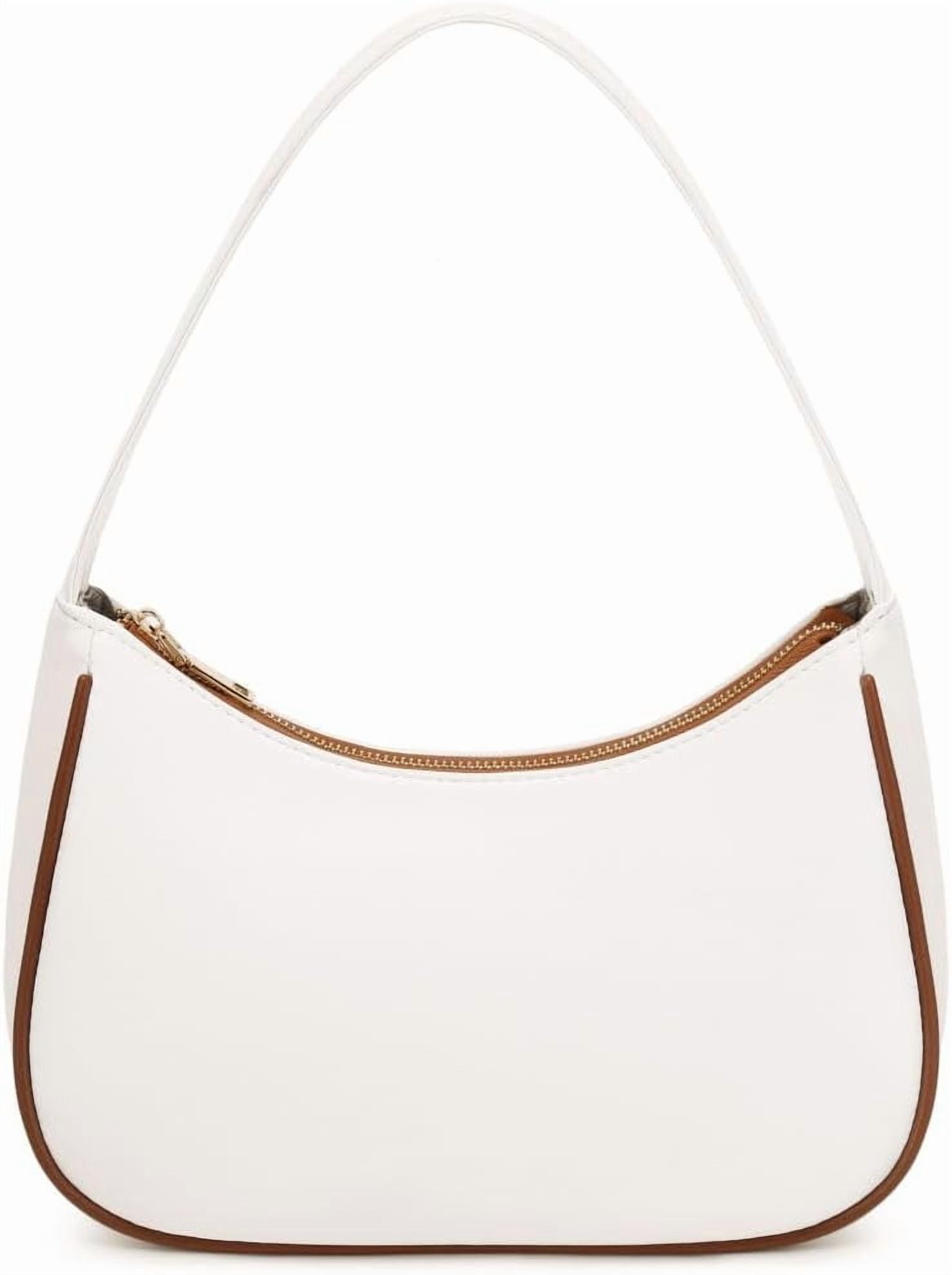 Shoulder Bags for Women, Cute Hobo Tote Handbag Mini Clutch Purse with Zipper Closure