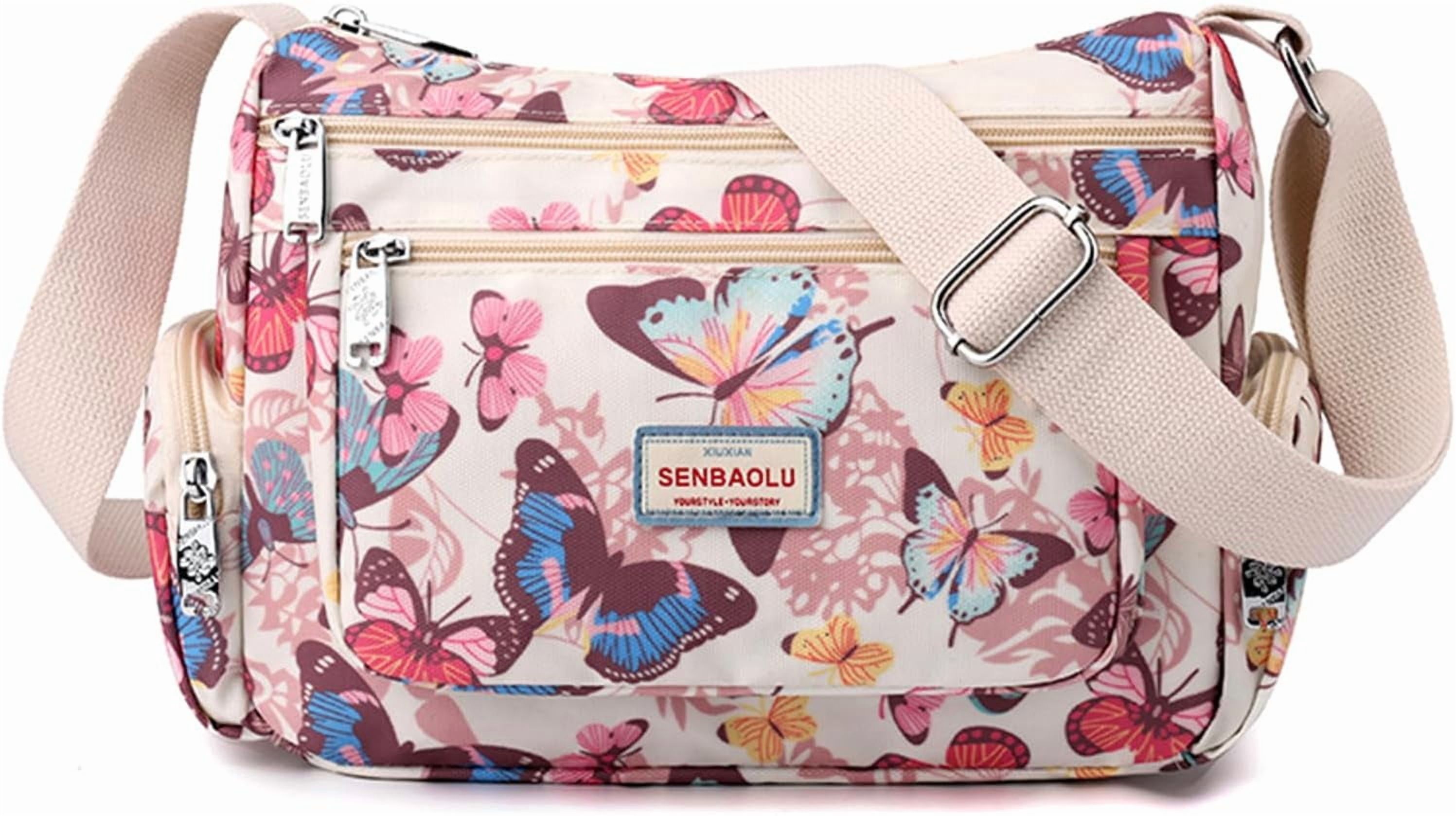 Shoulder Bags for Women Nylon Crossbody Bags Waterproof Lightweight Messenger Purses and Handbags