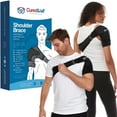 thumbnail image 1 of CuredWell Torn Rotator Cuff & Shoulder Brace Sling Compression Sleeve for Men and Women, Medium, 1 of 8