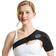 thumbnail image 1 of Shoulder Brace for Men and Women, Reusable Shoulder Ice Pack Wrap Adjustable Shoulder Strap Sling Stability Support for Arms Tendonitis, Dislocation, Left and Right Rotator Cuff Arm Joint Pain Relief, 1 of 15