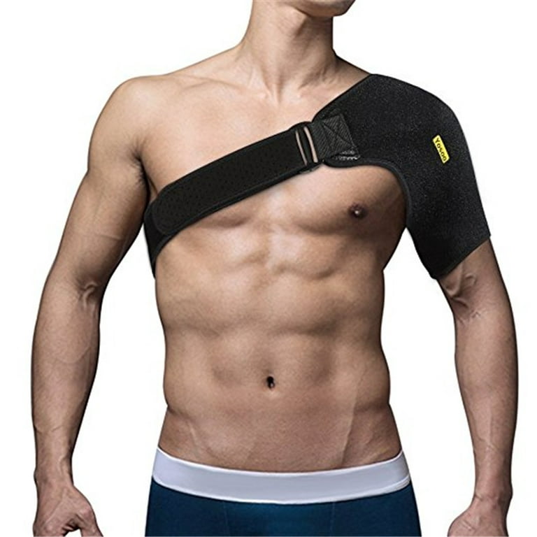 Shoulder Brace, Perfect Compression Pressure Pad Pain Relief Support for  Shoulder Inflammation and Rotator Cuff Injuries, Shoulder Hot/Cold Therapy  Wrap, Adjustable Elastic Shoulder Support Wrap 