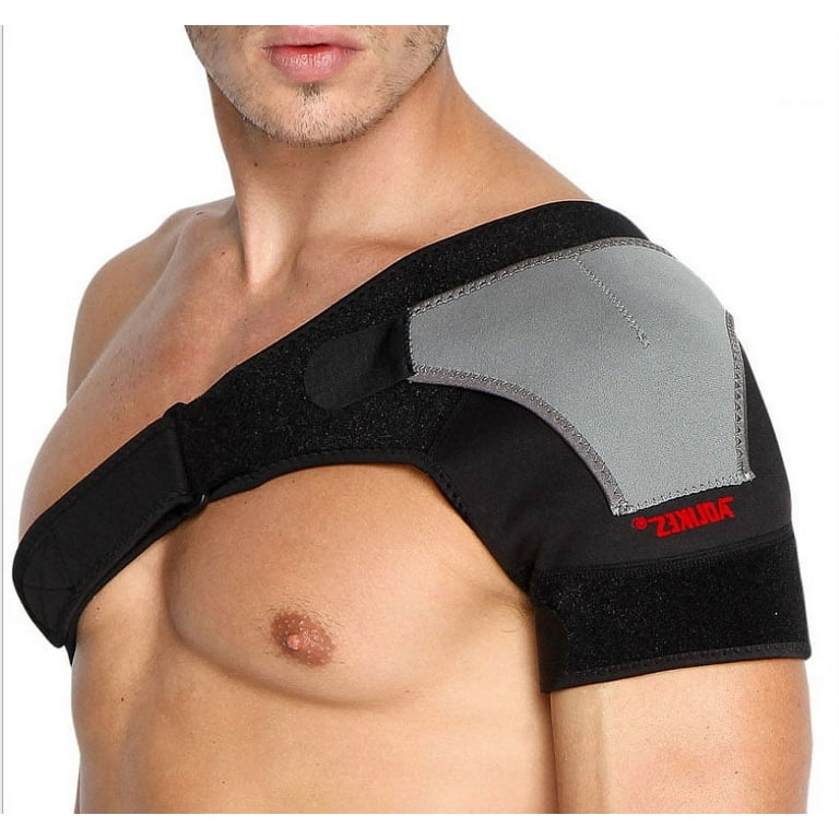 Shoulder Brace Rotator Cuff Pain Relief Support Adjustable Shoulder Wrap  Belt Band Sleeve Men Women Gym Sport Brace Left