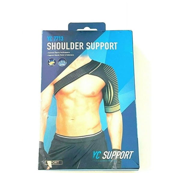 Shoulder Brace Support Cuff Pain Relief Support Adjustable Belt Sleeve Sprains