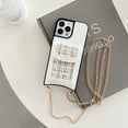 thumbnail image 1 of Shoulder Case Compatible with iPhone 13 Pro Max, Stylish Wallet PU Leather Case with Card Slot Cover Holder Crossbody Strap Purse Case for iPhone 13 Pro Max 6.7 inch,White, 1 of 8