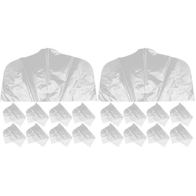 Shoulder Covers for Hanging Clothes Clear Plastic Garment Bags Travel