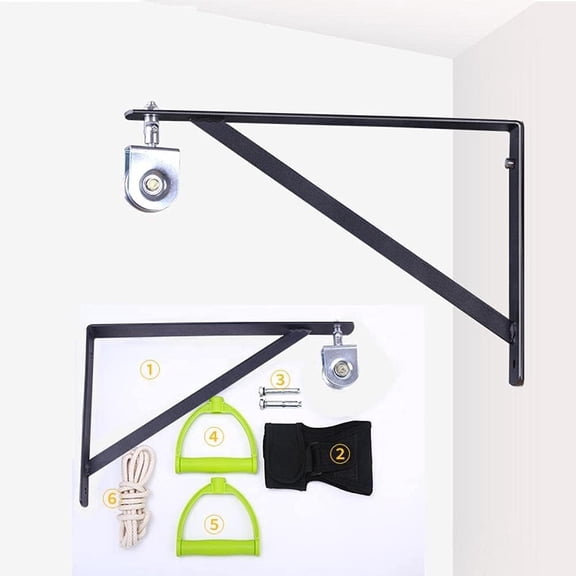 Shoulder Exercise Pulley Wall Mount Bracket Shoulder Pulley Wall Bracket Fixed Wall Support Stainless Steel