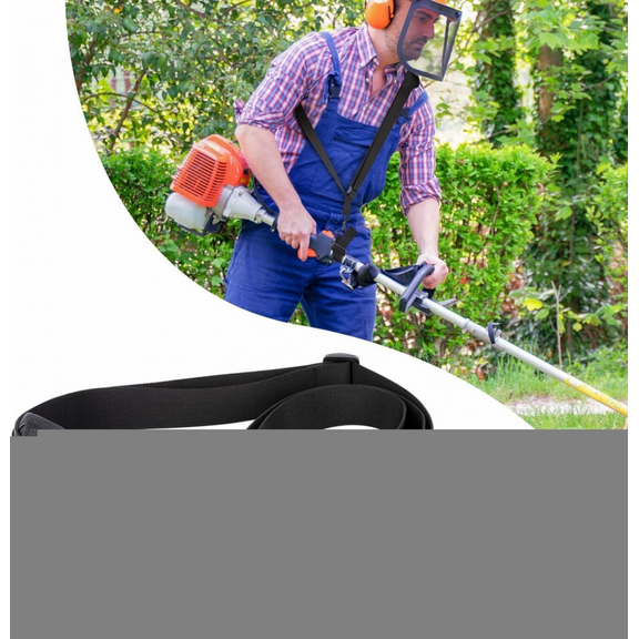 Shoulder Harness Strap Adjustable For Garden Brush Cutter & Trimmer Strimmer