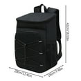thumbnail image 1 of Shoulder Ice Pack Insulation Bag Large Capacity Outdoor Picnic Backpack Multifunctional 42x29x19cm Large Ice Pack, 1 of 2