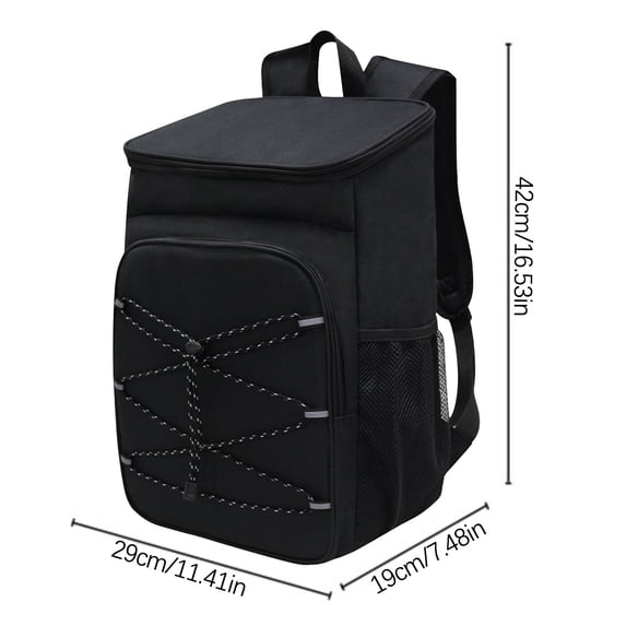 Shoulder Ice Pack Insulation Bag Large Capacity Outdoor Picnic Backpack Multifunctional 42x29x19cm Large Ice Pack