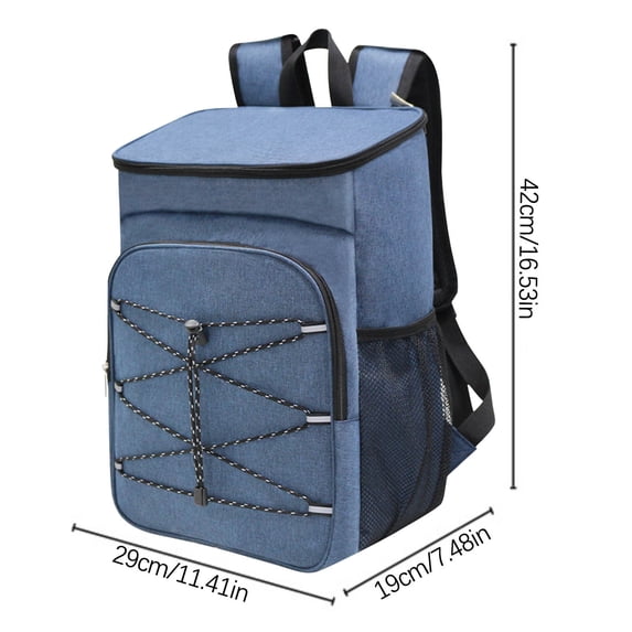 Shoulder Ice Pack Insulation Bag Large Capacity Outdoor Picnic Backpack Multifunctional 42x29x19cm Large Ice Pack