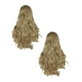 Shoulder Length Wigs for Women, 24 Inch Wig Female Long Curly Hair Big