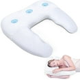 Shoulder Pillow for Side Sleeper, Upgraded UShaped Body Pillow for