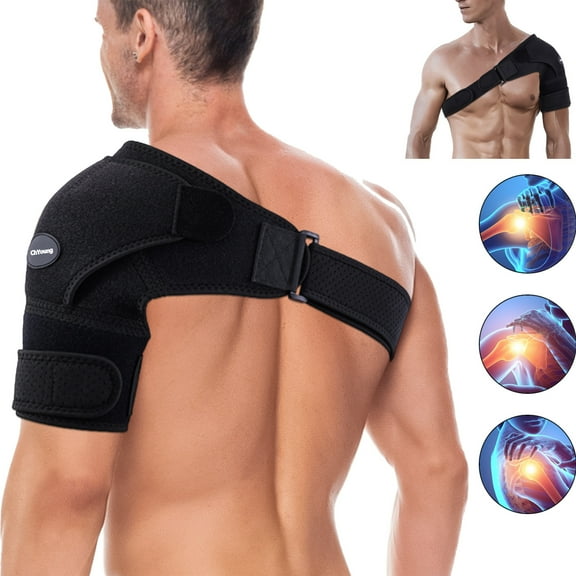Shoulder Pressure Pad Brace, Hot Cold Therapy Ice Pack, Rotator Cuff Shoulder Tear Injury A C Joint Dislocated Prevention and Recovery