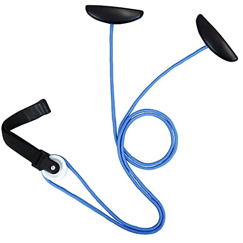 Shoulder Pulley Over The Door Physical Therapy System,Therapy Exercise Pulley System,Alleviate Shoulder Pain and Facilitate Recovery from Surgery,Rehab Exerciser for Rotator Cuff Recovery (Blue)