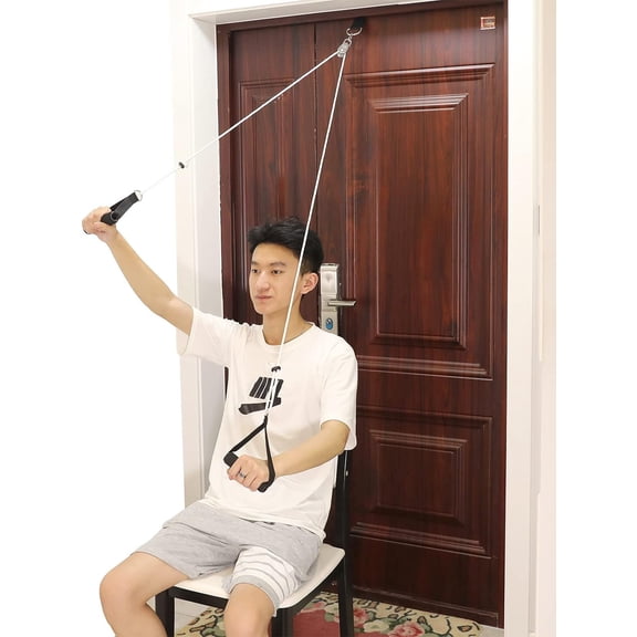 Shoulder Pulley, Over The Door Pulley System for Shoulder Rehab, Shoulder Exercise Pulley for Physical Therapy, Assisting Rotator Cuff Recovery, Increase Flexibility Stretching, Range of Motion