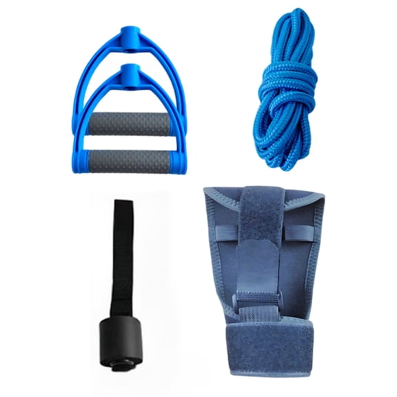 Shoulder Pulley Over The Door, Rehab Exerciser with Upgraded Door Buckle, Steel Pulley, Non-Slip Handle, and 8.5 ft / 2.6 Meters Rope for Rotator Cuff Recovery, Includes 1 Glove