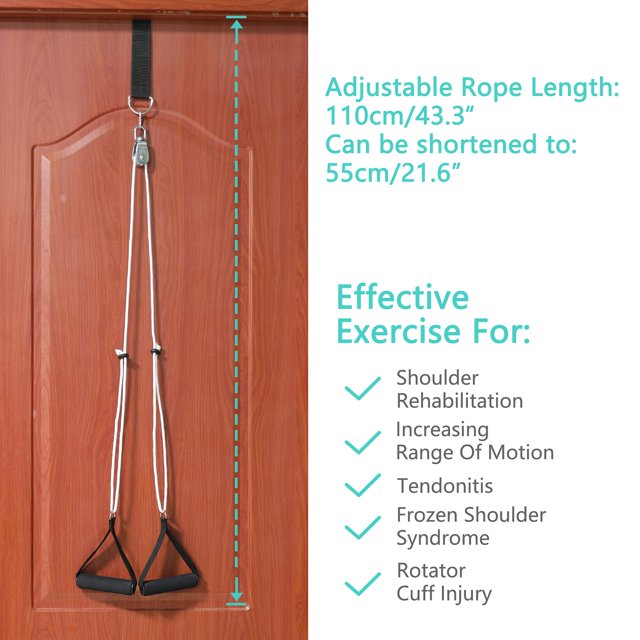 Shoulder Pulley, Over the Door Pulley System for Shoulder Rehab