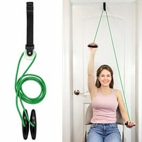 Shoulder Pulley for Physical Therapy with Exercise Guide - Improves Shoulder Strength & Range of Motion - Reduces Pain,Helps in Muscle Recovery - Physical Therapy Equipment (Green)