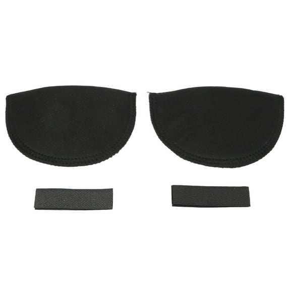 Shoulder Push Up Pads, Thicken Breathable Soft Sponge Anti Slip Shoulder Pads Black For DIY Crafts