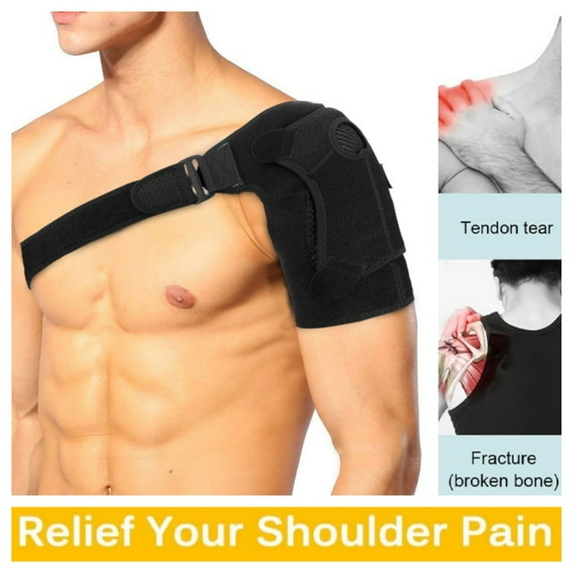 Shoulder Stability Brace with Pressure Pad Adjustable Shoulder Brace