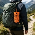 thumbnail image 1 of Shoulder Strap Pouch, Backpack Water Bottle Carrier and Phone Holder, Lightweight Hands-Free Hydration Pack Accessory for Camping, Hiking, Walking, Biking, and Traveling, 1 of 7