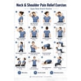 Practical Chart Shoulder Stretch Poster Neck Mobility Exercise Chart, Practical guide ...