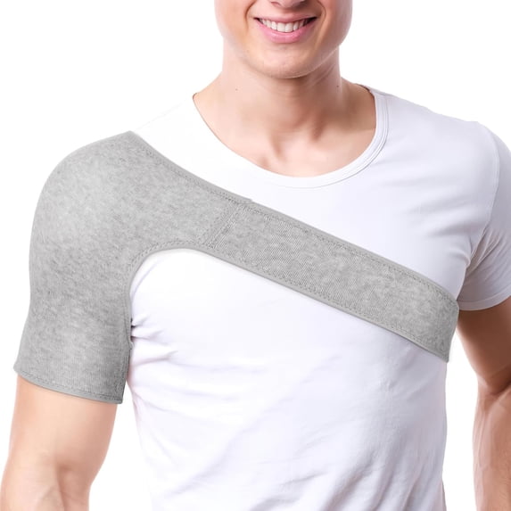 Shoulder Support Brace for Men and Women Adjustable Compression Sleeve for Pain Relief and Injury Prevention in Sports Medium