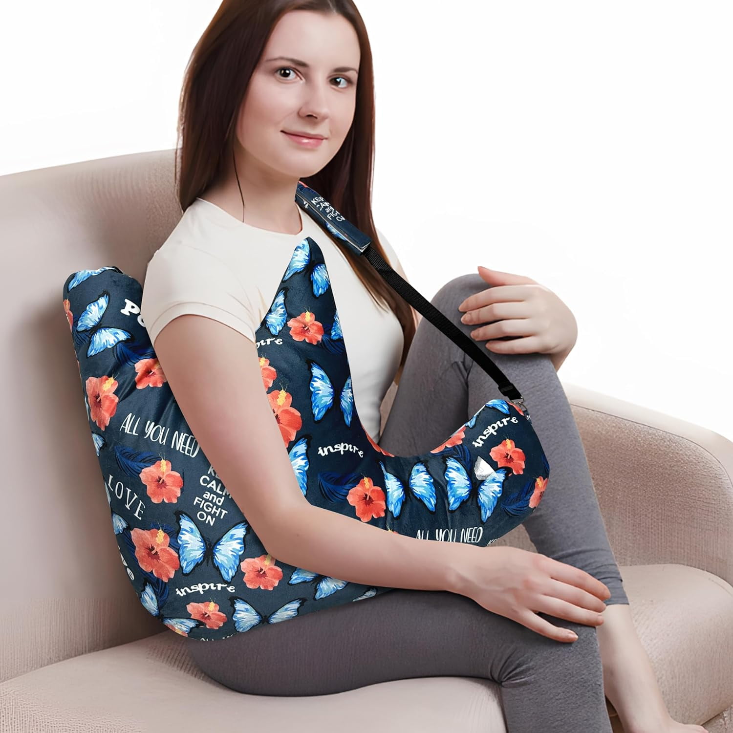 Shoulder Surgery Pillow Rotator Cuff Pillow with Arm Hole Shoulder Pain Relief After Shoulder Surgery Must Haves Recovery Supplies Gift Walmart