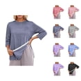 thumbnail image 1 of Shoulder Surgery Shirts for Women Long Sleeve Post Surgery Adaptive Clothing Tear Away Tops, 1 of 5