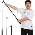thumbnail image 1 of Shoulder Wand - Rotator Cuff Exercise Equipment for Physical Therapy and Rehabilitation - Portable Shoulder Stretcher Stick with Hook, 33.5", Sturdy and Black - Exercise Wand for Shoulders., 1 of 7