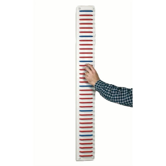 Shoulder-finger ladder with plastic steps