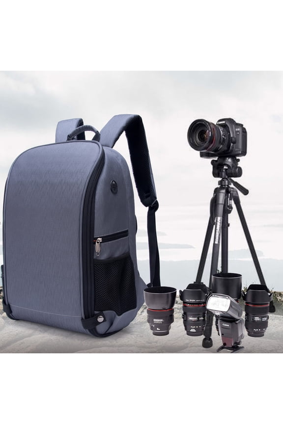 Shoulder folding camera bag,Grey orange