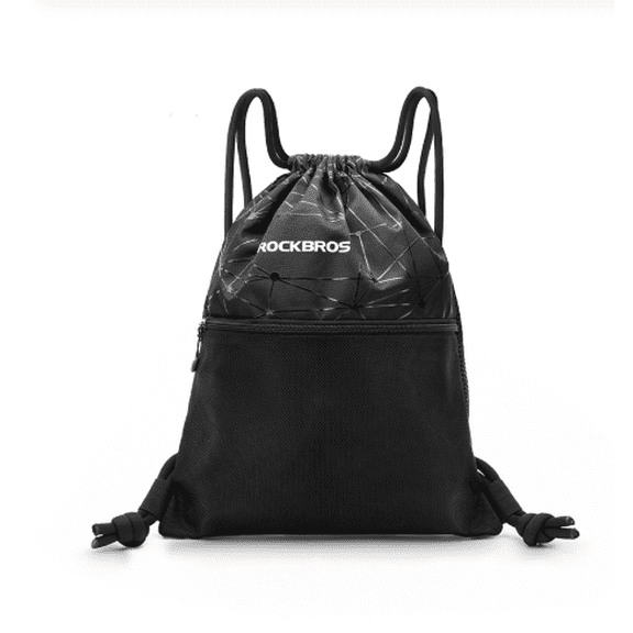 Shoulder storage bag drawstring drawstring,Black