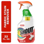 Shout Active Enzyme Laundry Stain Remover Spray, Triple-Acting Formula Clings, Penetrates, and Lifts 100+ Types of Everyday Stains - Prewash Spray 22 FL. OZ.